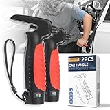 4 in 1 Car Door Handle Assist for Elderly 2PCS - Multifunction Car Transfer Aid - Help Elderly Get Out of Car, Auto Cane Portable Vehicle Support Handle for Seniors, Handicapped, Max 450 Pounds