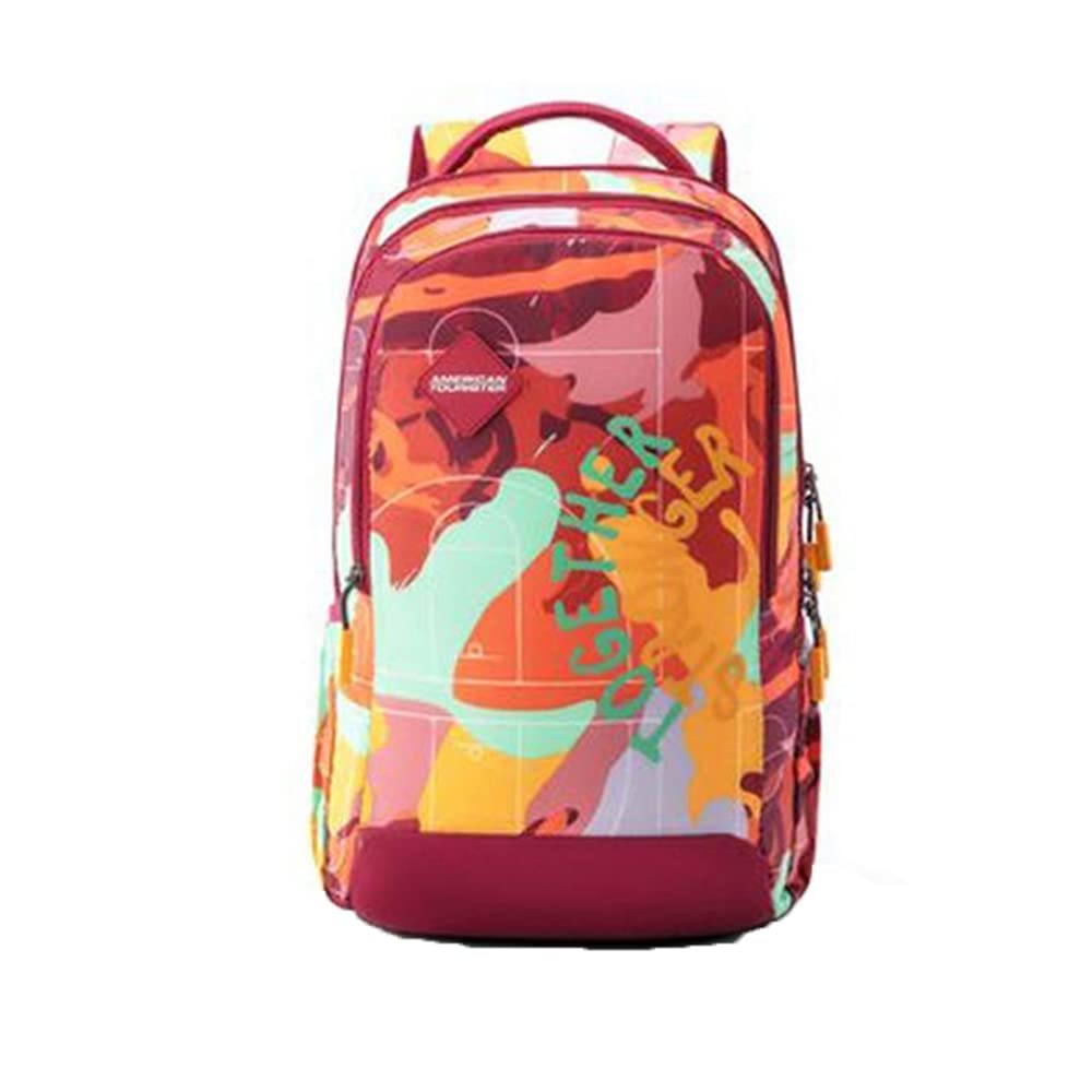 American TouristerSest+ Polyester Mens Backpack(RED, FREE SIZE)