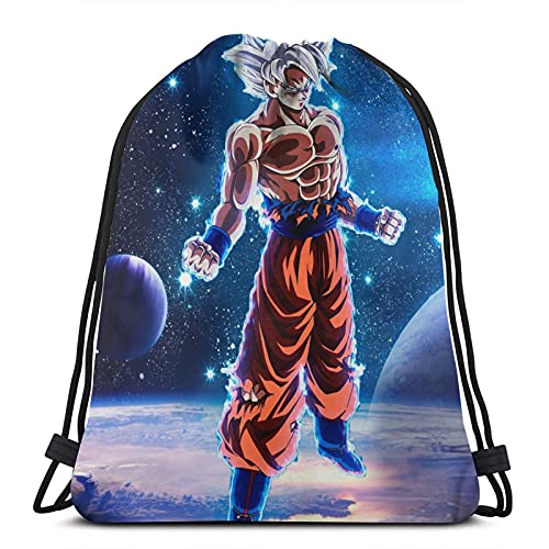 Leisure backpack unisex teenager cartoon school bag leisure travel backpackï¼ˆDra-gon Ball Super Sa-iyanï¼‰