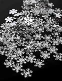 Bulk Package of 450 Flat Backed Snowflake Rhinestone Gems 10mm in Diameter from Factory Direct Craft