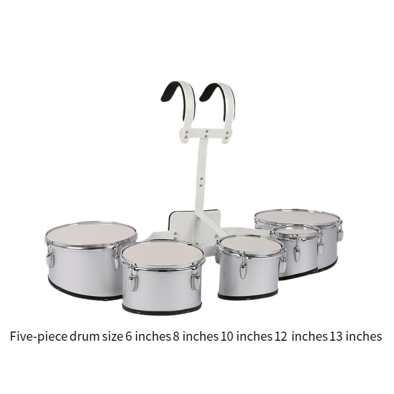 Amazon | 魅力的なマーチングドラムセット 学習用品, 5つのドラム
