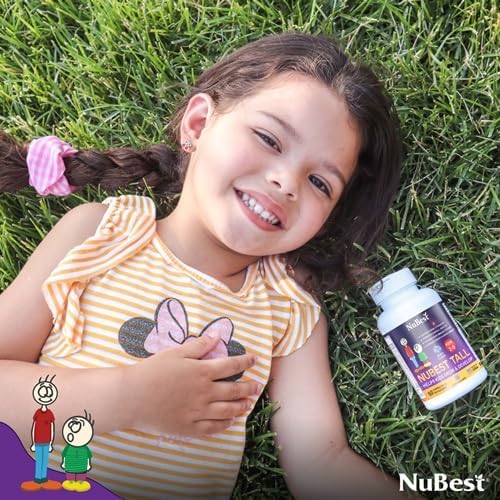 NuBest Tall Kids - Multivitamins & Minerals for Age 2 to 9 - Bone Strength & Immunity Support - Helps Kids, Toddlers Healthy - Animal Shapes - 60 Chewable Berry Tablets | 1 Month Supply - Image 6