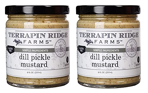 Terrapin Ridge Farms Dill Pickle Mustard, Dijon Blend, Gluten Free,