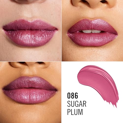 Image of Rimmel London Lasting Finish Creamy Cream Lipstick, Sugar Plum, 4 g