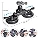Professional Heavy Duty (20 lbs Load) DSLR Mirorrless Camera Suction Cup Car Mount Camcorder Vehicle Holder w/ 360°Panorama Ball Head + Quick Release Plate Compatible with Nikon Canon Sony RED BM