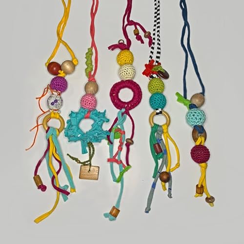 Colar Chocalho para Amamentação Com Atividades Sensoriais, SaveMilk, Colorido