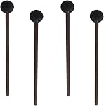 4 Pcs Tongue Drum Mallets,Xylophone Mallets ,Glockenspiel Mallet ,Rubber Percussion Mallets , Sticks en caoutchouc pour enfants ,Wooden Percusion Mallet,Bâtons de percussion ,Accessoires à l'instrument de percussion
