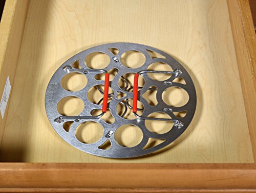 Collapsible Stainless Steel Egg Steamer Rack Insert Compatible With Instant Pot Accessories Ip Insta Pot, Instapot 6Qt Salbree, 8Qt, Trivet & Other Pressure Cooker Pots, Premium Red Silicone Handle #TOP2