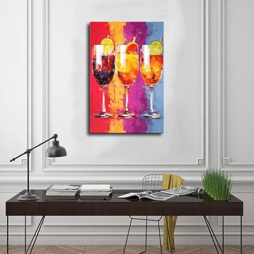 Poster abstrait minimaliste cadeau original pour bureau et maison