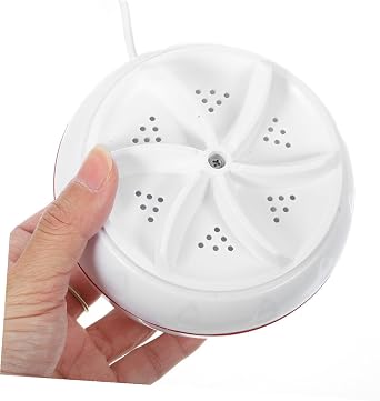 Portable Lightweight Abs Material, for Clothes and Socks Mini Washing Machine with USB Charging and Powerful Stain Removal for Travel and Business Trips