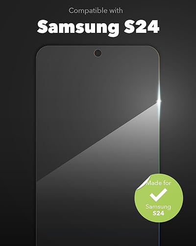 Miniatura 2 de ZAGG InvisibleShield Glass Elite - Protector de pantalla para Samsung Galaxy S24, aluminosilicato ultra fuerte, resistencia mejorada a los arañazos,