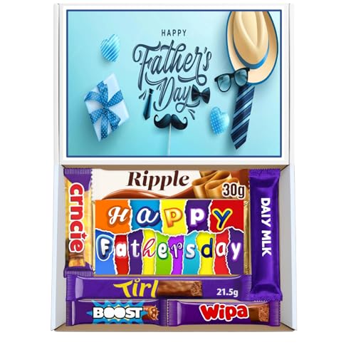 FATHERS DAY Chocolate Hamper Sweet Box Present For Daddy Dad Grandad Papa Letterbox Friendly For Him