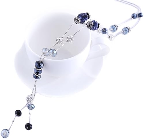 Miniatura 4 de Bocar Chunky Metal aleación Big Drop Colgante Declaración Gargantilla Collar