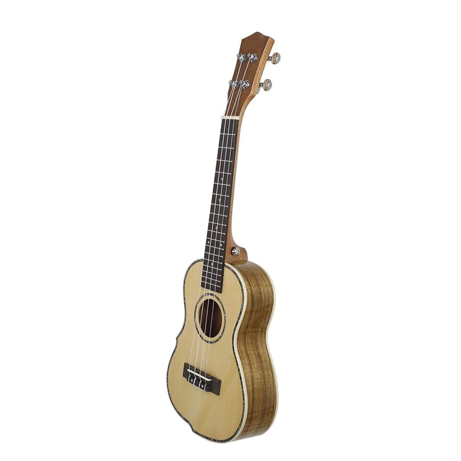 Ukulele koncertowe Początkujący Ukulele 23- calowe Koncert Panel Świerkowy Ukulele Klasyczna Gitara Ukelelowa Z Torbą String Pasek Capo