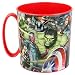 Los Vengadores (Avengers) Tazza in plastica micro 350 ml (Stor 87704), multicolore, 1 pezzo (confezione da 1)