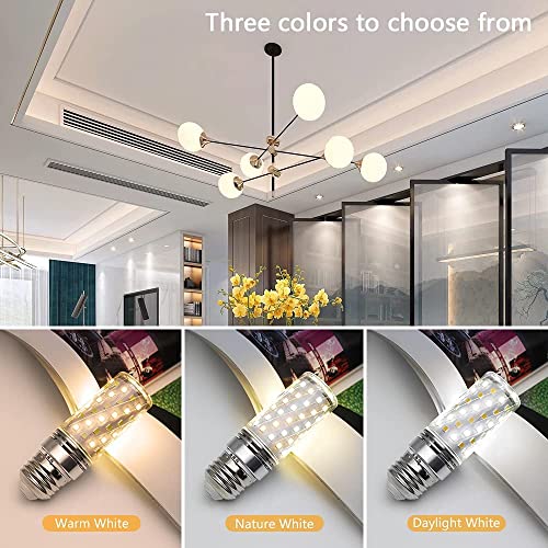Image of E27 LED 4W Tricolor Light candelabra Base Bulbs 12W Decorative Candle Base Lamp 5 Watt E27 LED Lights Bulbs Ceiling Fan Dining Room Home Decor,