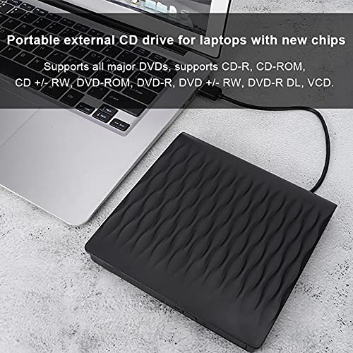 AstraLoom lector portátil USB 3.0 CD DVD RW negro miniatura 5