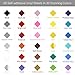 Ohuhu Permanent Vinyl Sheets for Cricut: 70 Packs Craft Adhesive Vinyl for Cricut Maker & All Kinds of Cutting Machines, 60 Backed Vinyls + 10 Transfer Papers - 30 Colors for Party Car Decor Sticker