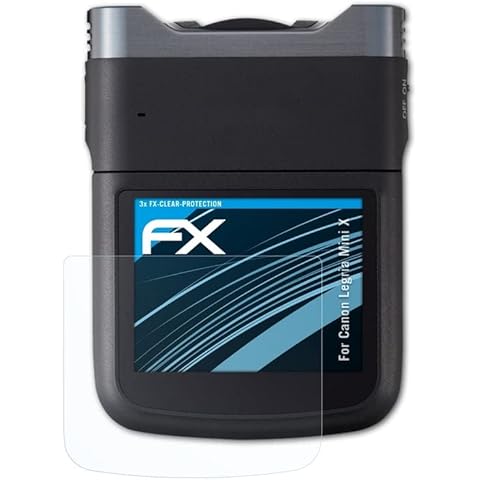 atFoliX Ultra-Clear Screen Protector for Canon Legria Mini X Cover