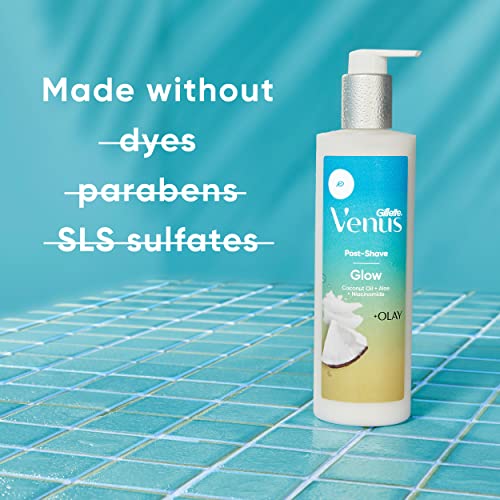 Gillette Venus Glow Post-Shave Oil Infused Moisturizer, Women’s Aftershave Oil Infused Moisturizer, 12 Oz #TOP3