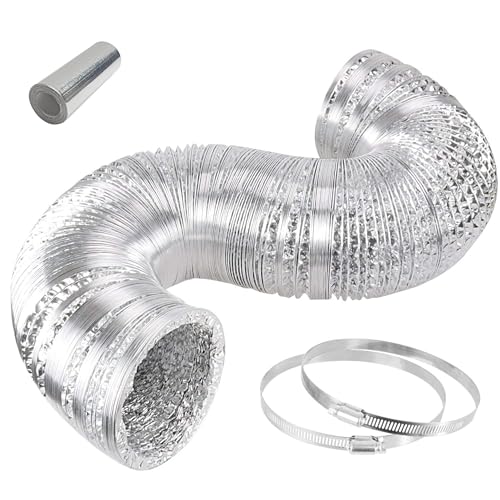 iPower Flexible 4 Inch 8 Feet Aluminum Ducting