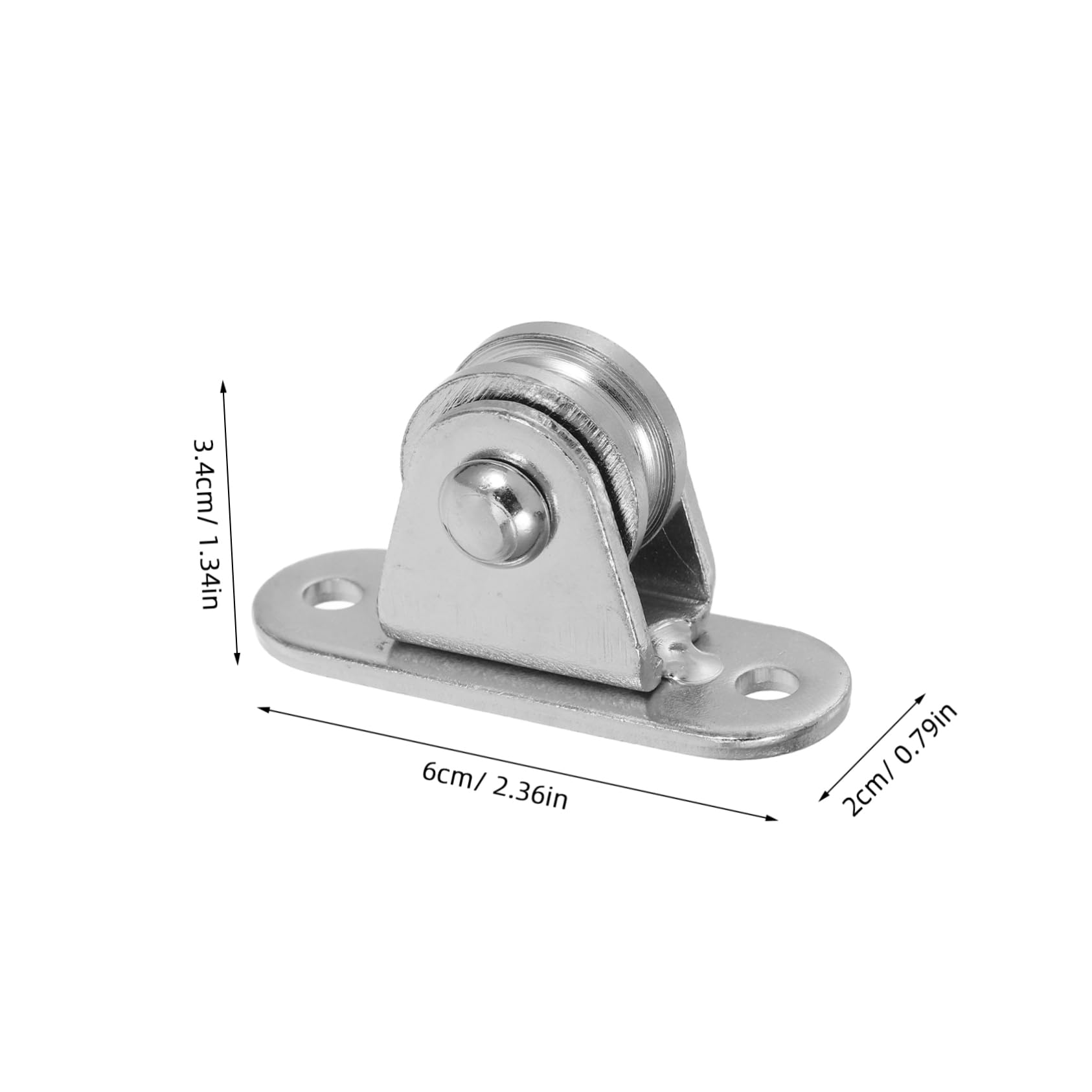 Mipcase Stainless Silent Pulley Moving Fixed Pulley Wall Silent Pulley Cable Pulley System Ceiling DIY Pulley for Easy Installati