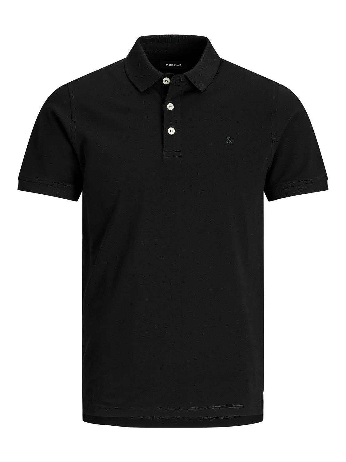 JACK & JONES Men's JJEPAULOS Polo SS NOOS, Black, XS