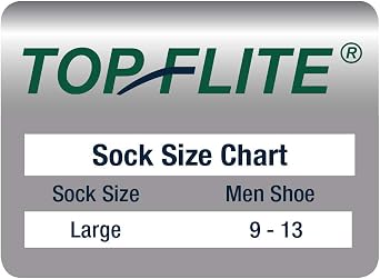 Top Flite Men's Sport Half Cushion Crew Ultra Dri Socks 2 Pair Pack