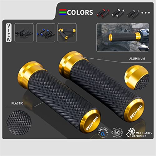 TMAX 560 Tech Max poignées guidon moto CNC Tmax560 bleu - 2