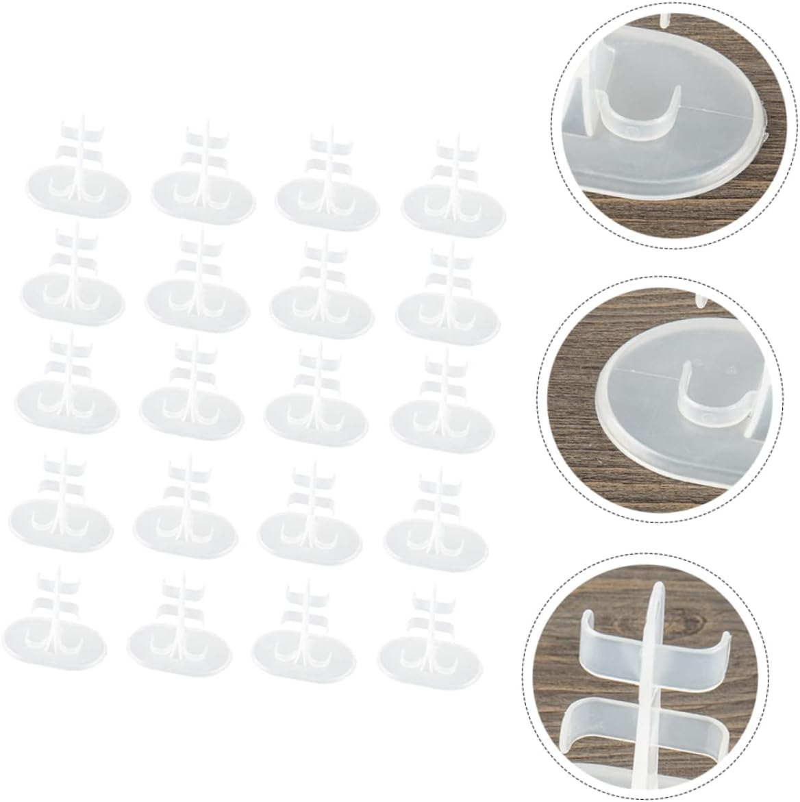 60pcs Doll Display Stand Support Holder for Dolls Action Figures Accessories for Boys and Girls Rooms Birthdays and Playtime for Showcasing