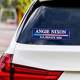 Angie Nixon for Florida Senate 2026 Vinyl Sticker, Vote Angie Nixon, Florida Senate Elections 2026 Bumper Sticker 10" x 3"