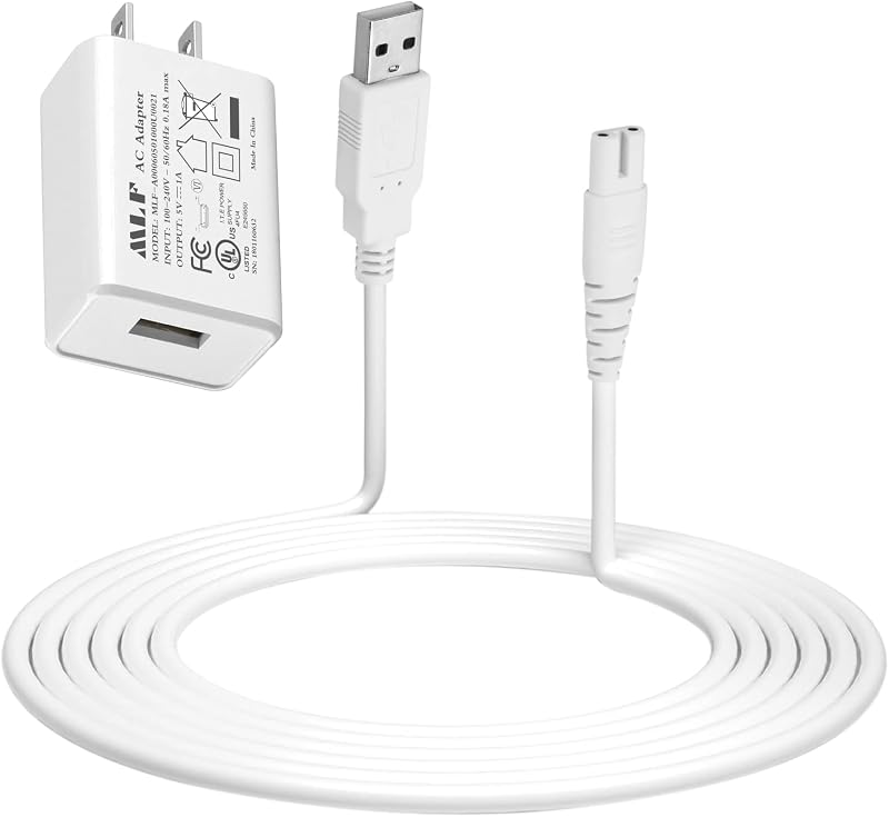 Water Flosser Charger for Aquasonic, Fairywill, Nicwell, COSLUS, B. Weiss, McNaval, Oralfree, USB Charging Cable for Water Flosser, Portable Cordless Oral Irrigator Replacement Cable