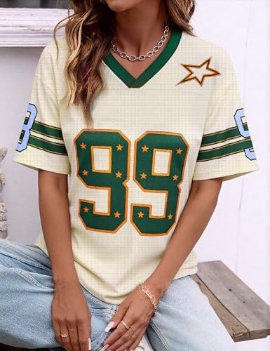 Oversized Tshirts for Men Women Graphic Tees Y2k Tops Jersey Shirts V Neck Short Sleeve Summer Fashion Clothes4