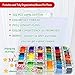 Embroidery Floss Cross Stitch Threads String Kits with Organizer Storage Box Included 108pcs Colorful Friendship Bracelets Floss with Number Stickers&Floss Bobbins &110 Pcs Cross Stitch Tool Kits