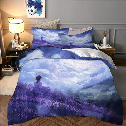 Housse de couette anti-acarien et résistante pour lit de couple - 6
