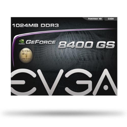 Image of EVGA GeForce 8400 GS 1 GB DDR3 PCI Express 2.0 DVI /HDMI /VGA Graphics Card 01G-P3-1302-LR
