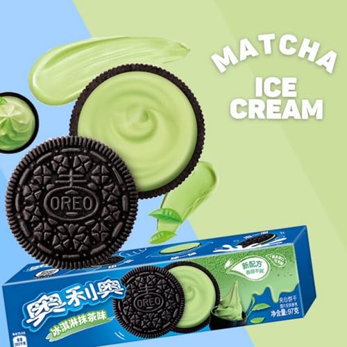 Pop Snax Oreo Matcha Icecream Sandwich Cookies thumb #4