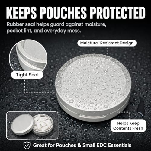 Image of Metal Can for ZYN, Slim Pouch Container and Holder
