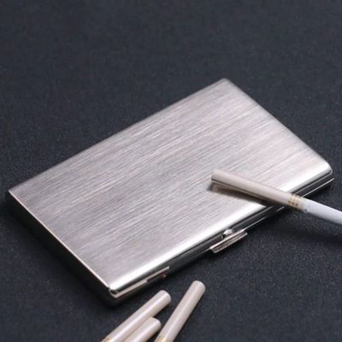 Etui na papierosy metalowe ze stali. Etui na papierosy aluminiowe， pudełko na papierosy， pudełko na papierosy na 10 dobrych papierosów，