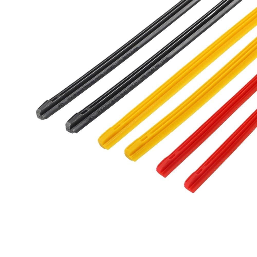 Spazzole tergicristallo per auto Spazzola Tergicristallo Con Striscia Di Gomma Per Inserto Per Veicolo Auto | Spazzola tergicristallo con striscia di gomma per inserto per veicolo auto(Black 1pcs 18 inch)