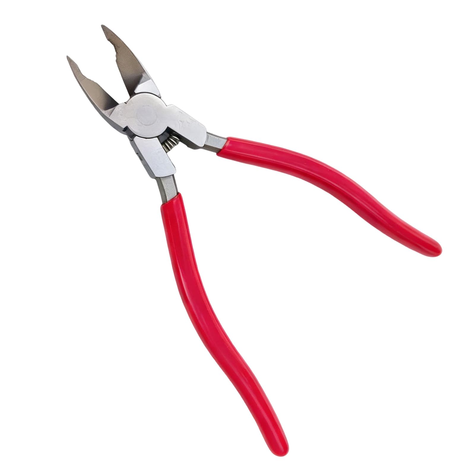 WGDYRP Tire Puncture Puller Pliers 45 Degree Angled Jaw Steel Hand Tool, 7.01 Inch Compact Grip Pliers for Car and Motorcycle T