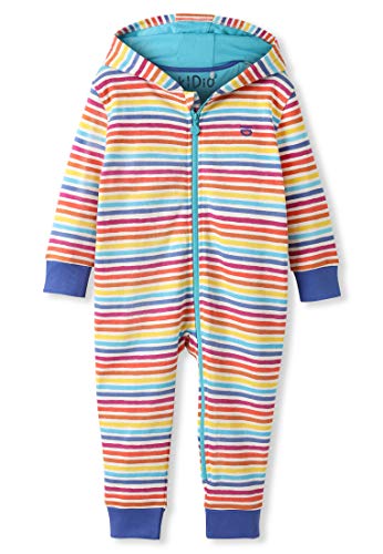 Image of kIDio Organic Cotton Baby Infant Hooded Onesie - Girl Boy (0-2 Years)