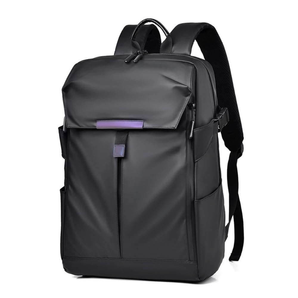Sac à dos professionnel noir en tissu haute qualité résistant - 6