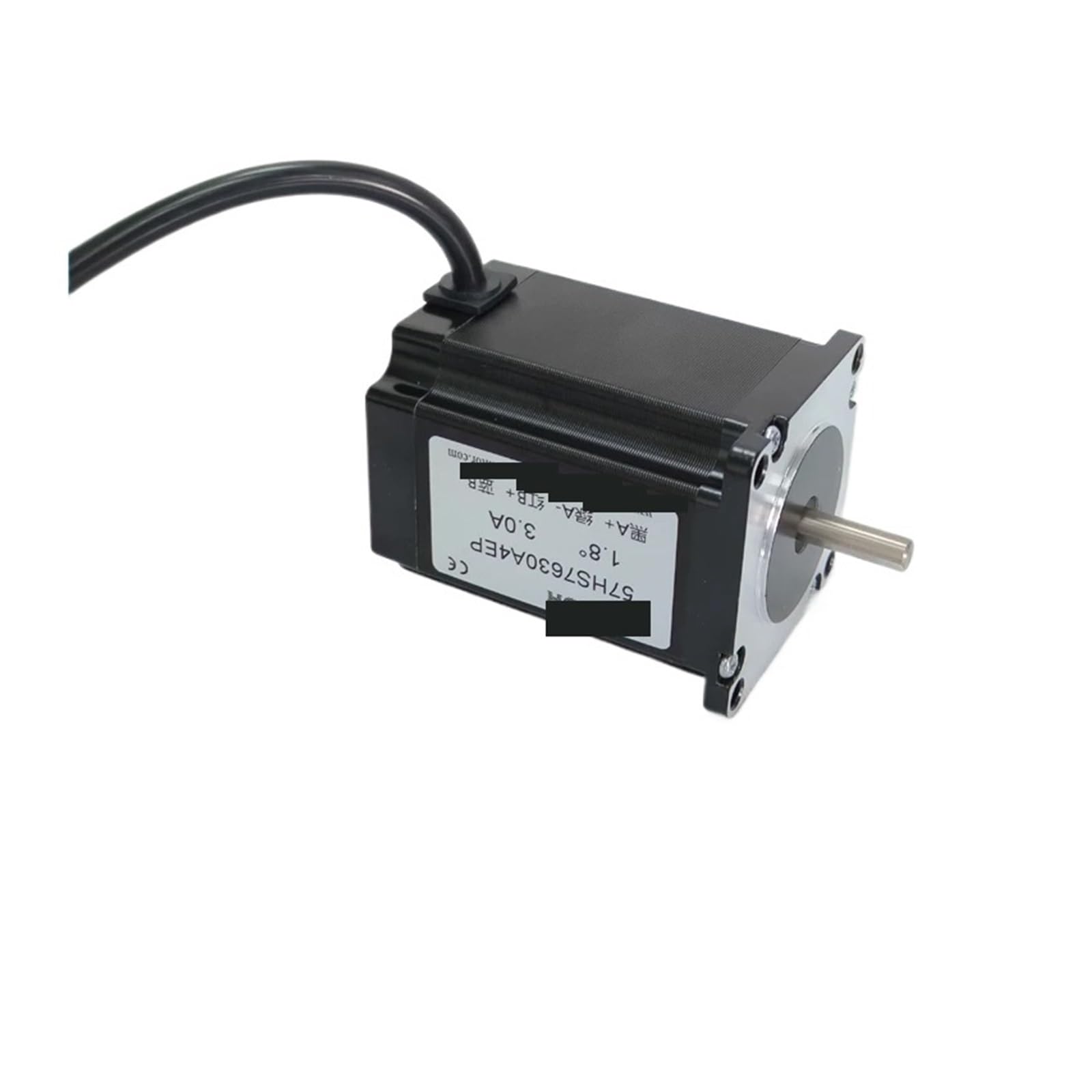 MUYTQAERG Stepper Motor NEMA23 2-Phase 4 Wire fuselage Length 76mm 1.8Nm .8Degree 3A Shaft 6.35mm Single/Double 57HS7630A4EP/B4EP