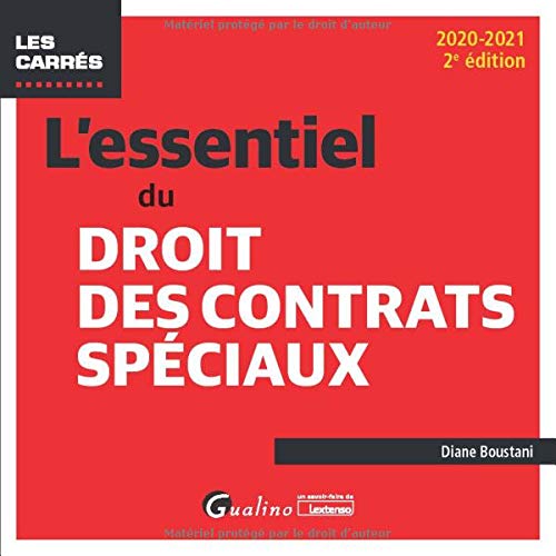L'essentiel du droit des contrats spéciaux (2020-2021)