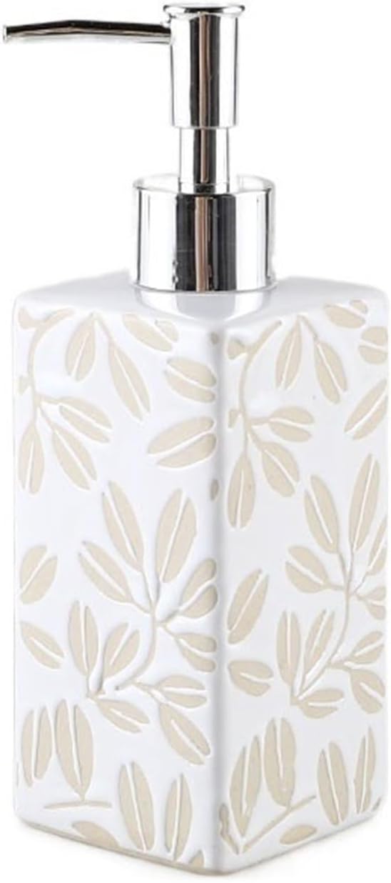 Kitchen Soap Dispenser 350ML Creative Ceramic Press Lotion Bottle Household Hotel Toilet Split Bottle Shower Gel Bottle Soap and Lotion Dispenser Set Bathroom Soap Dispenser