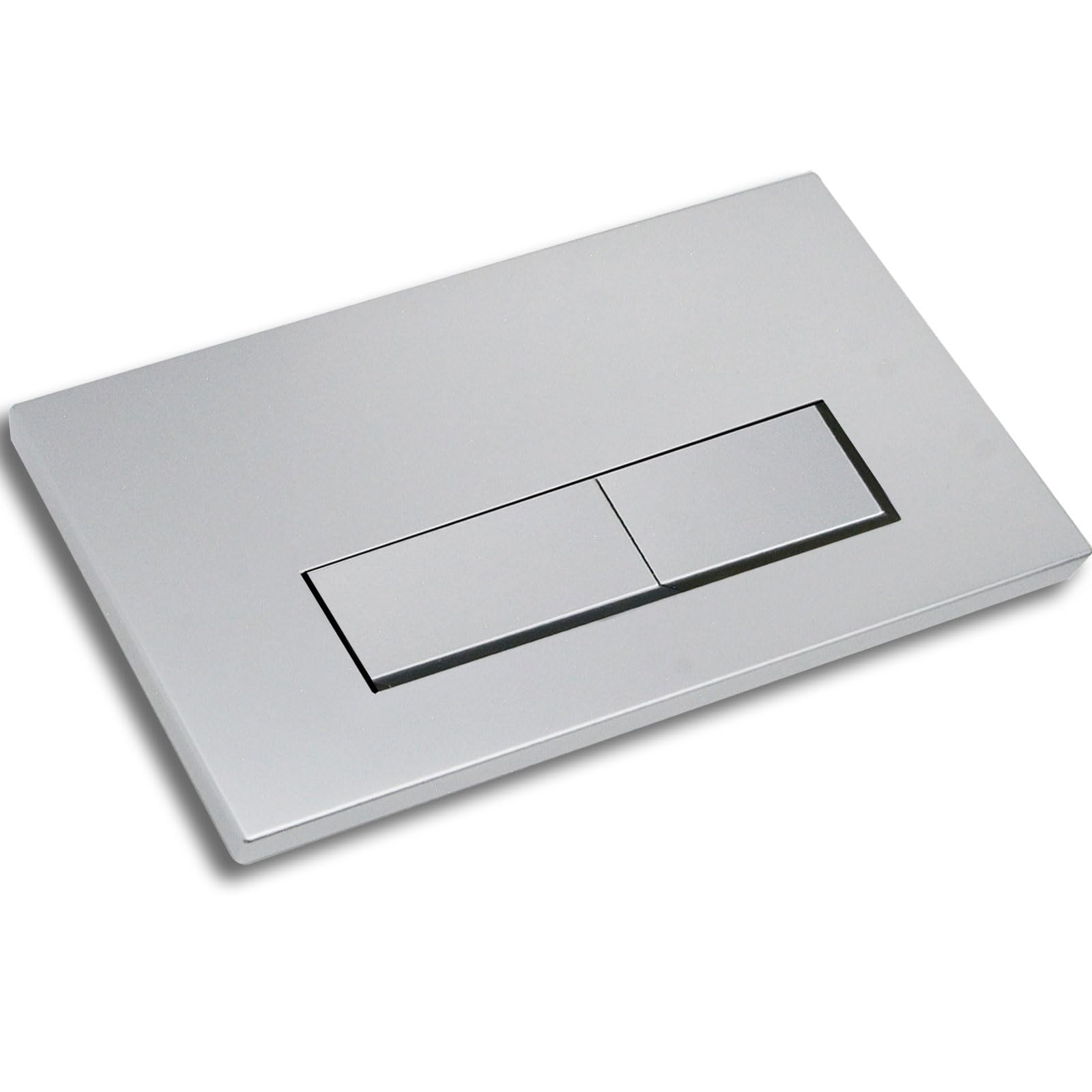 Pulsador placa de activación para cisterna de inodoro,Compatible con Geberit Sigma01,20,30 UP300 y UP320, 115.770.11.5 función de descarga dual(Gris plateado)