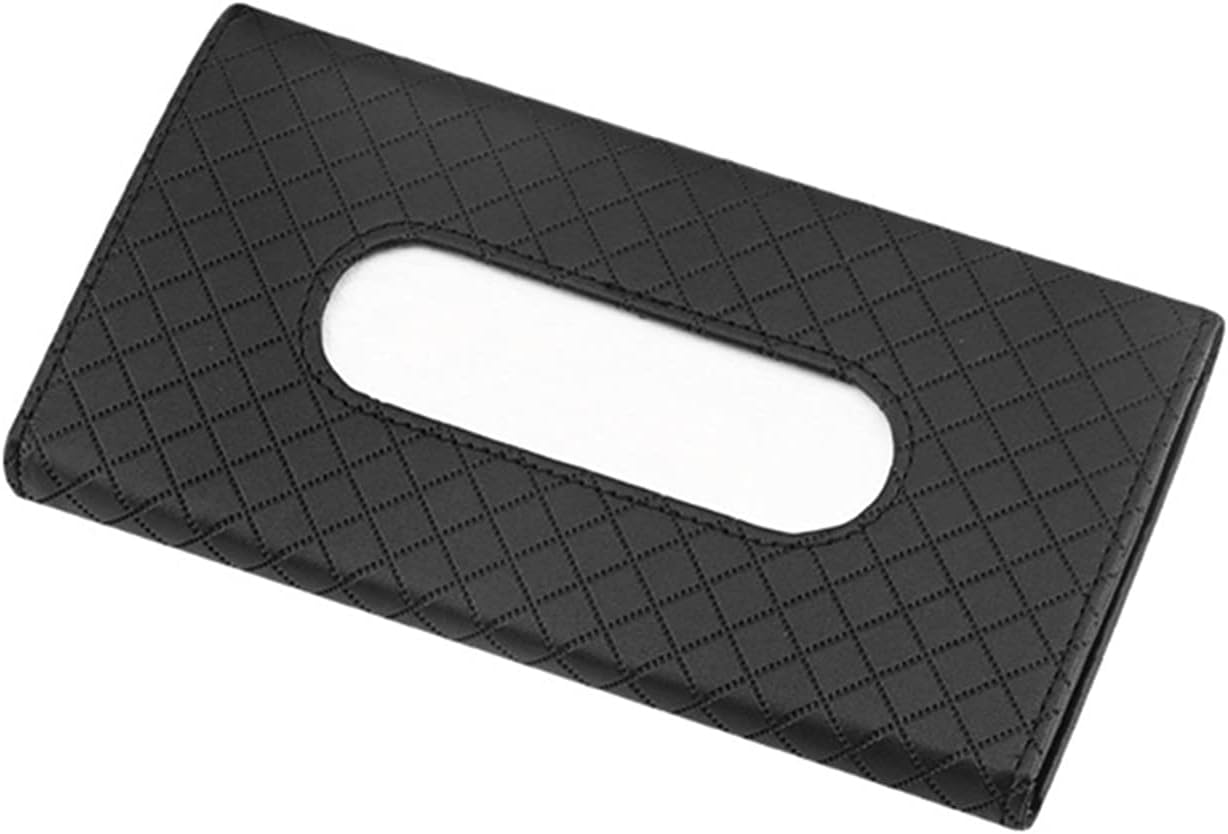 在庫一掃 車のティッシュボックス 車のバイザーのティッシュバッグの携帯用ティッシュボックス創造的な車内ティッシュボックス ブラック カーキ Color I Name ピンク