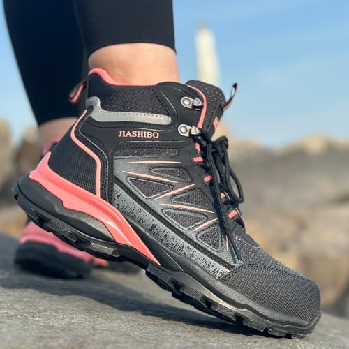 Image of Blapek Steel Toe Work Boots for Women, Insulated Work Boots | Lightweight Comfortable Safety Toe Shoes for Construction Workers, Steel Toe Sneakers for Warehouse & Auto Repair