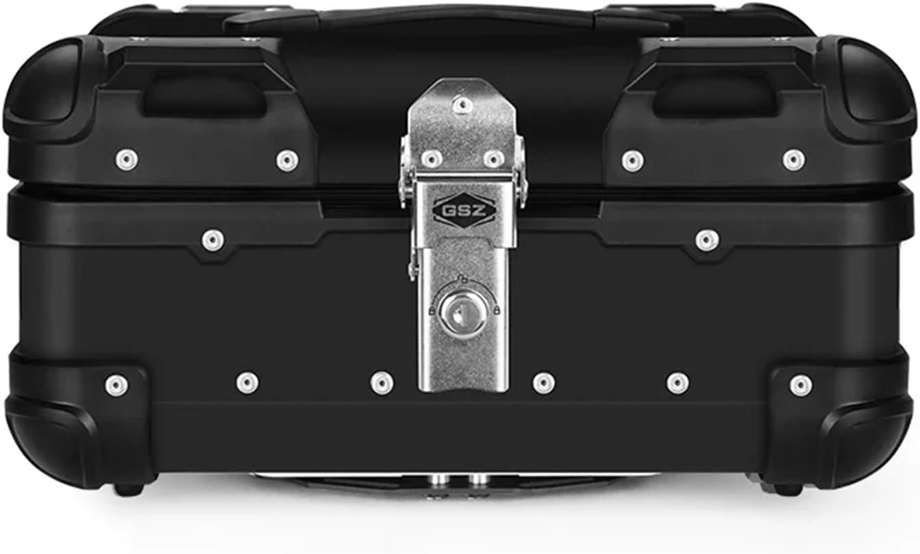 22L-R Black,F2 - MOTO Alu Motorbike Tail Box Motorcycles Top Boxes Moto Case